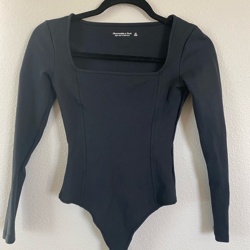 Abercrombie & Fitch Black Soft A&F Collection Bodysuit - Picture 6 of 7